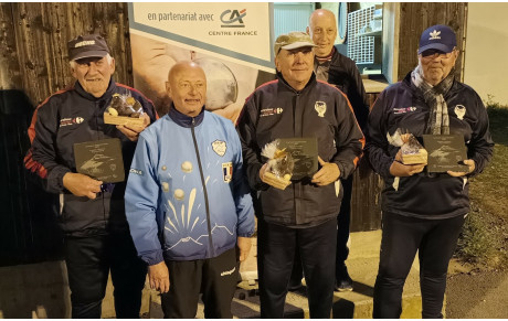 17 avril 2025 - Championnat Départemental Triplette Vétérans à Riom